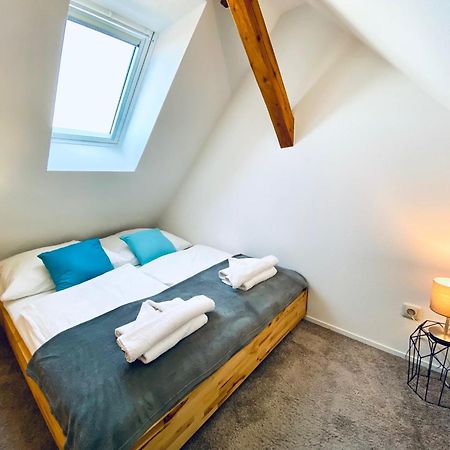 Apartment Schleusentor - Ferienwohnung Maisonette Rostock Dış mekan fotoğraf