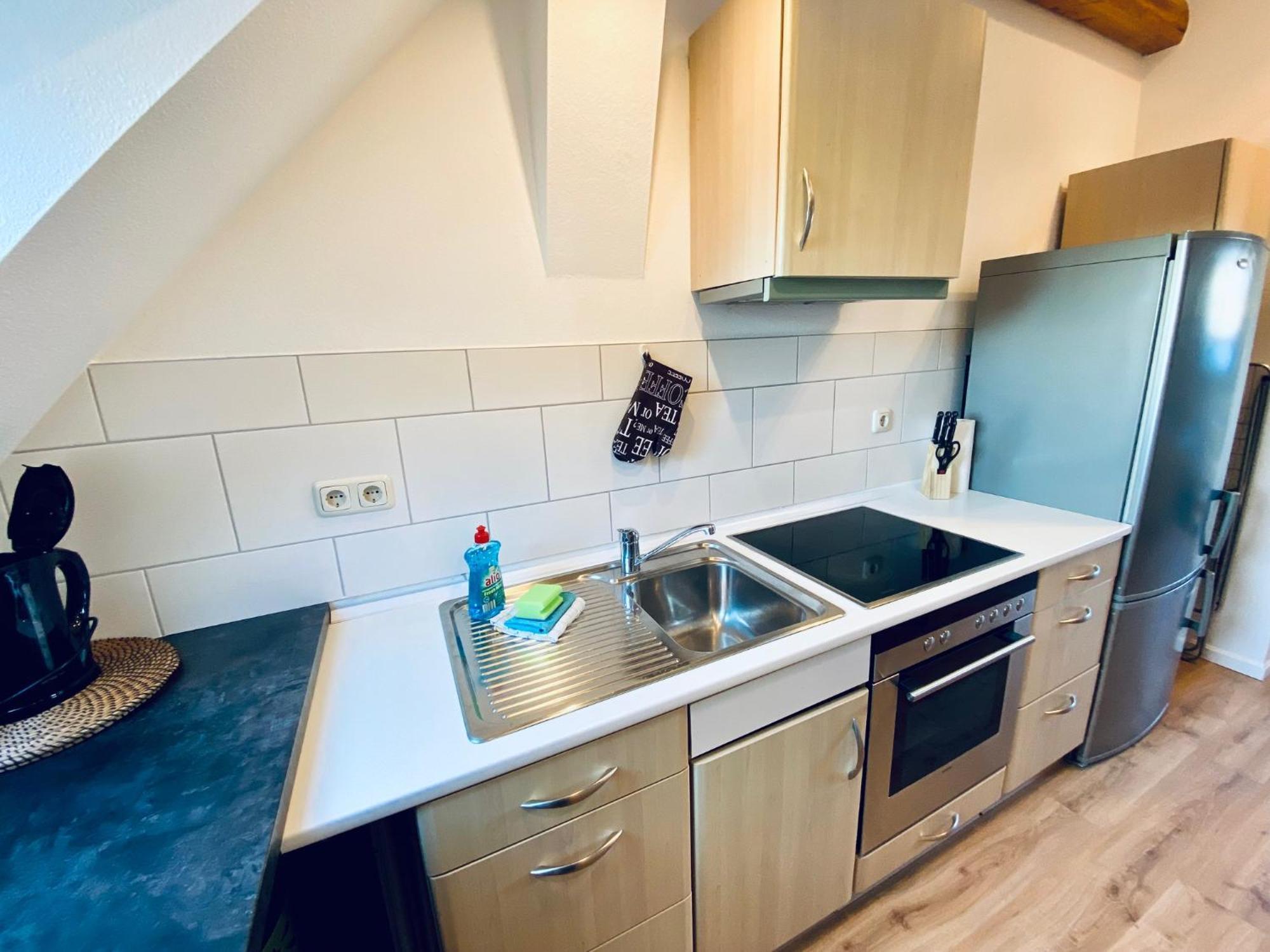 Apartment Schleusentor - Ferienwohnung Maisonette Rostock Dış mekan fotoğraf
