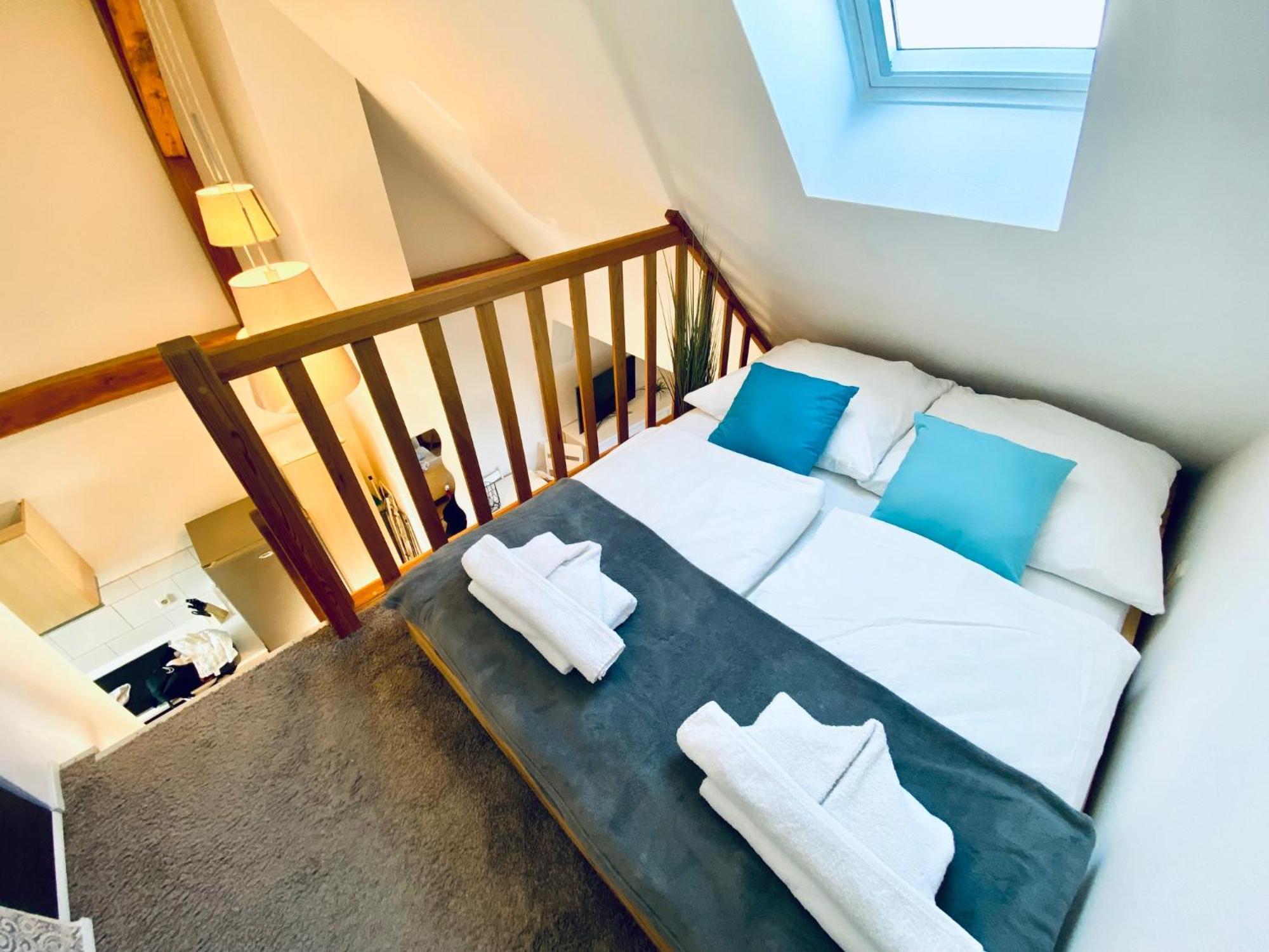 Apartment Schleusentor - Ferienwohnung Maisonette Rostock Dış mekan fotoğraf