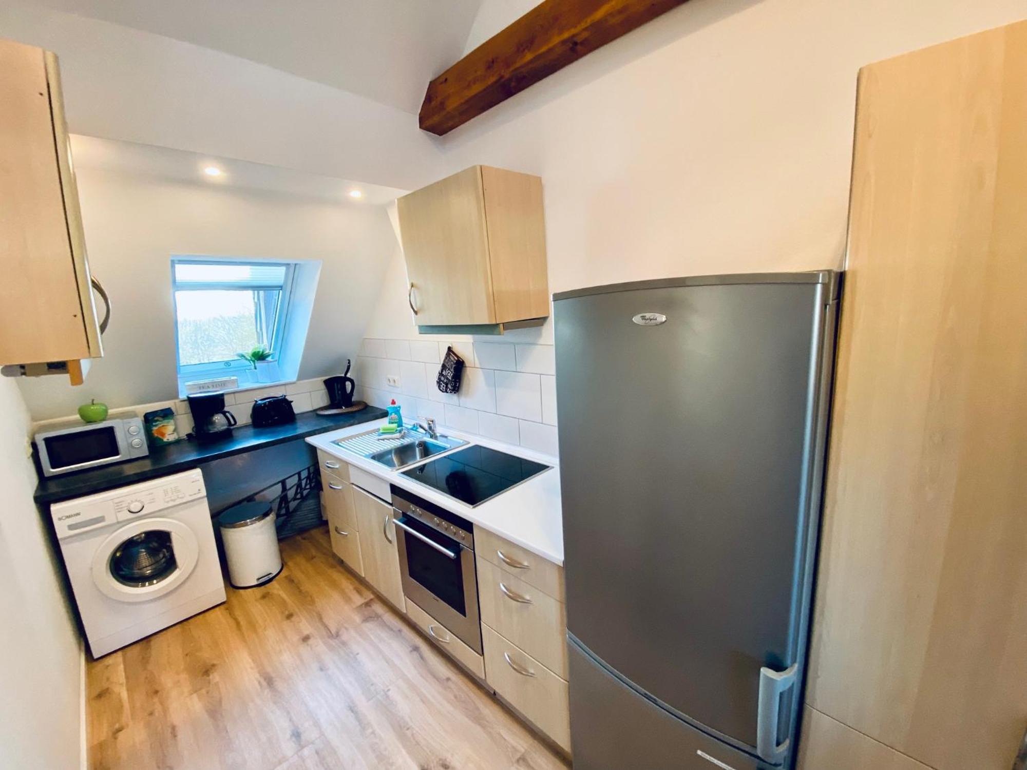 Apartment Schleusentor - Ferienwohnung Maisonette Rostock Dış mekan fotoğraf